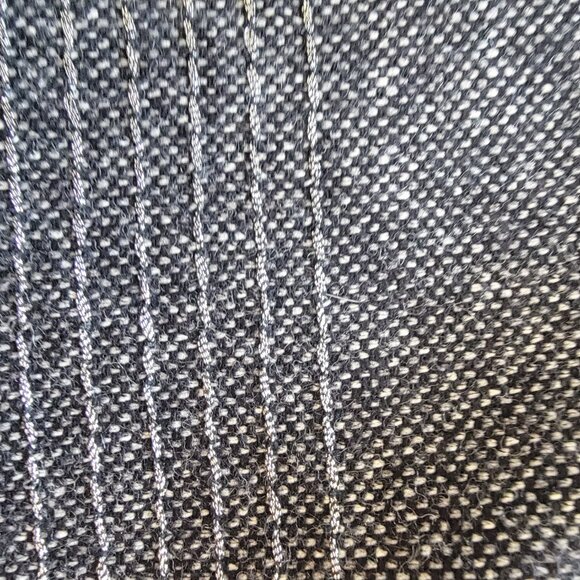 Ann Taylor full, pleated skirt with silver embroidery, side zip sz 8 - Picture 4 of 8